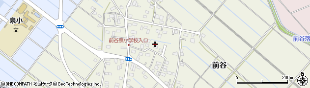 埼玉県行田市前谷周辺の地図