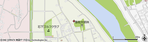 茨城県常総市向石下452周辺の地図