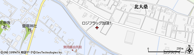 埼玉県加須市北大桑94周辺の地図