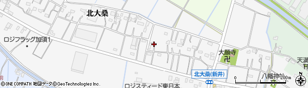 埼玉県加須市北大桑422周辺の地図