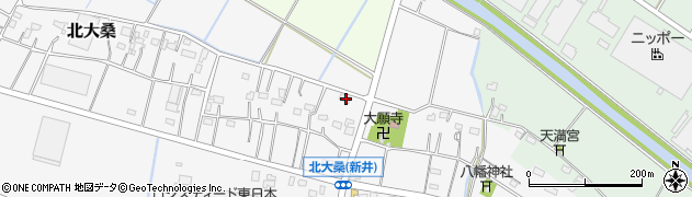 埼玉県加須市北大桑376周辺の地図
