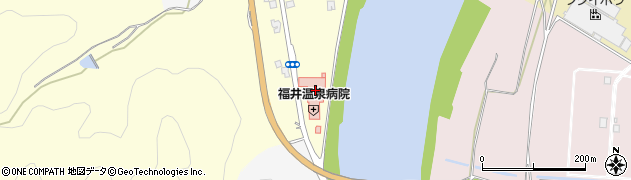 福井温泉病院周辺の地図