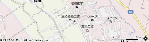 茨城県常総市岡田397-1周辺の地図
