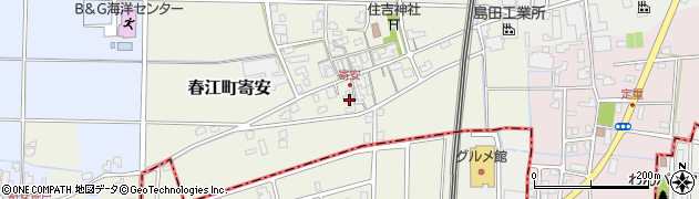 福井県坂井市春江町寄安11周辺の地図