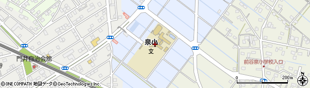 行田市立泉小学校周辺の地図