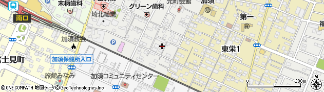 埼北商事株式会社　夜間用周辺の地図