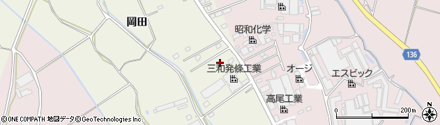 茨城県常総市岡田400周辺の地図