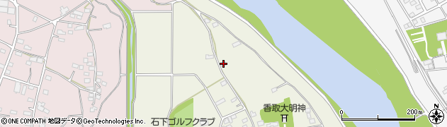 茨城県常総市向石下464周辺の地図