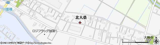 埼玉県加須市北大桑688周辺の地図