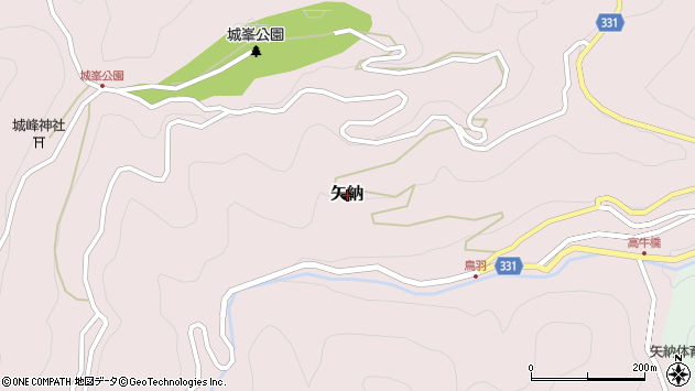 〒367-0313 埼玉県児玉郡神川町矢納の地図