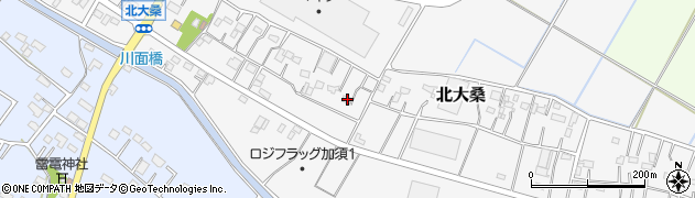 埼玉県加須市北大桑736周辺の地図