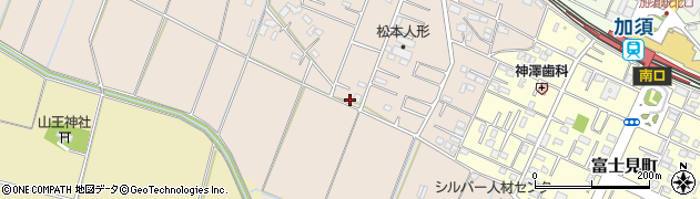 埼玉県加須市礼羽224周辺の地図
