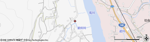 埼玉県大里郡寄居町金尾482周辺の地図