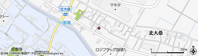 埼玉県加須市北大桑780周辺の地図