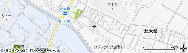 埼玉県加須市北大桑781周辺の地図