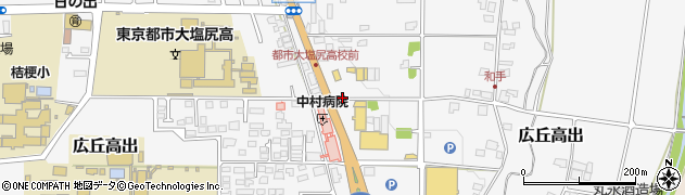 中村病院前周辺の地図