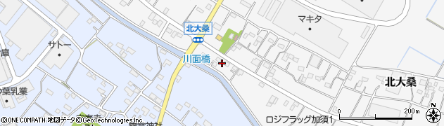 埼玉県加須市北大桑70周辺の地図