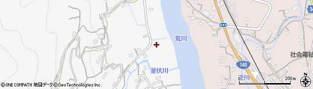 埼玉県大里郡寄居町金尾466-1周辺の地図