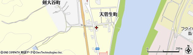 福井県福井市天菅生町4周辺の地図