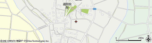 茨城県つくば市上里周辺の地図