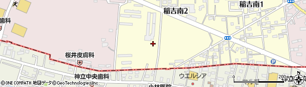 株式会社日立京商　筑波ハウス周辺の地図