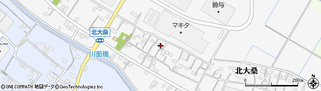 埼玉県加須市北大桑779周辺の地図