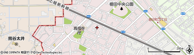 埼玉県行田市棚田町周辺の地図