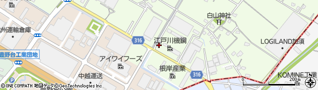 埼玉県加須市間口821周辺の地図