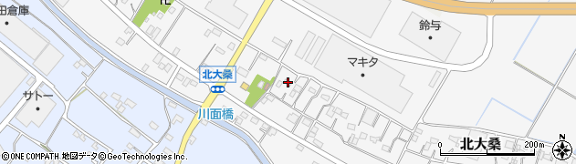 埼玉県加須市北大桑801周辺の地図
