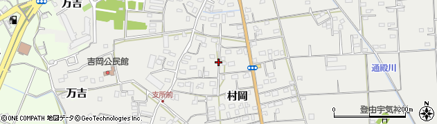 埼玉県熊谷市村岡周辺の地図