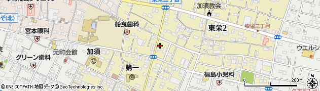 加須東栄郵便局 ＡＴＭ周辺の地図