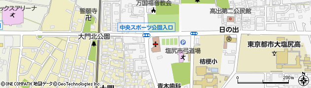 松本広域消防局塩尻消防署周辺の地図