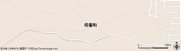 福井県福井市燈豊町周辺の地図