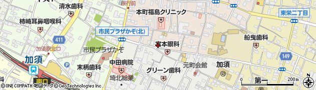 恵比寿家周辺の地図