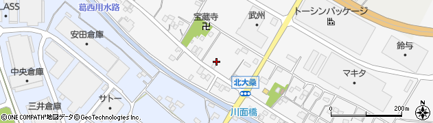 埼玉県加須市北大桑927周辺の地図