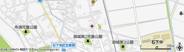 茨城県常総市本石下周辺の地図