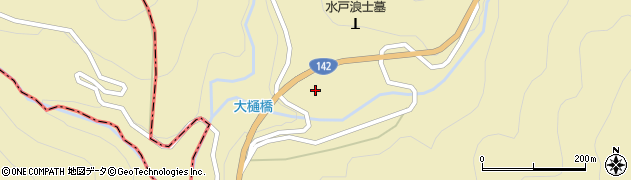 大樋橋周辺の地図