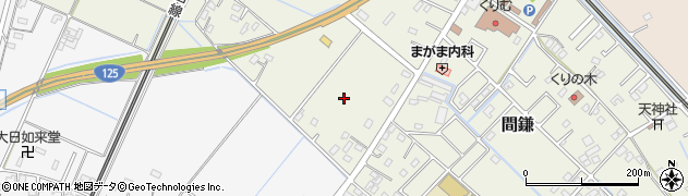 埼玉県久喜市間鎌周辺の地図