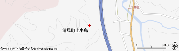 岐阜県高山市清見町上小鳥周辺の地図
