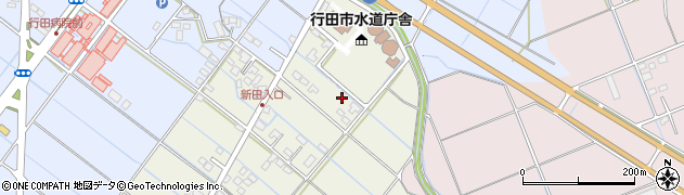 埼玉県行田市前谷44周辺の地図