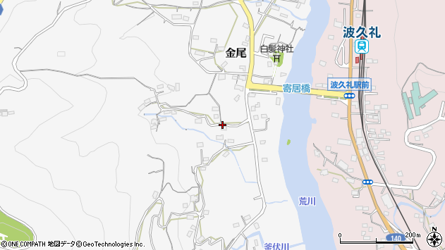 〒369-1236 埼玉県大里郡寄居町金尾の地図