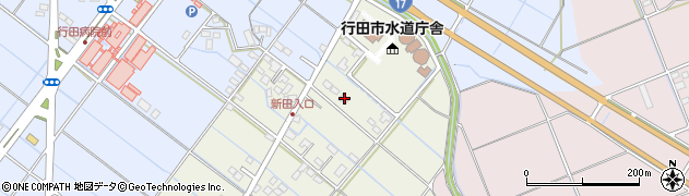 埼玉県行田市前谷46周辺の地図