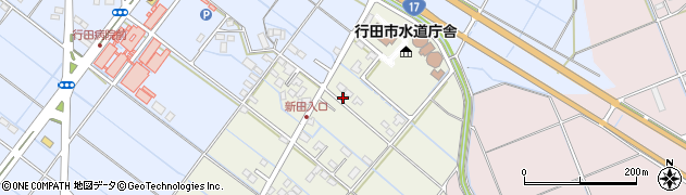 埼玉県行田市前谷48周辺の地図