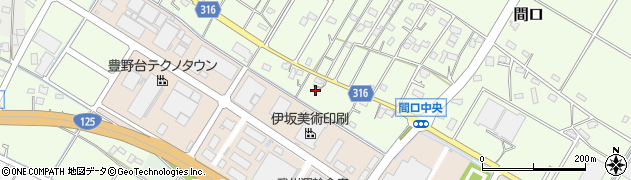 埼玉県加須市間口593周辺の地図