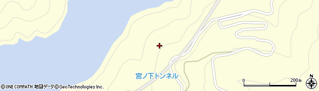 宮ノ下隧道周辺の地図