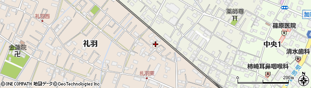 埼玉県加須市礼羽129周辺の地図