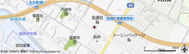 埼玉県加須市北大桑835周辺の地図