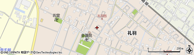 埼玉県加須市礼羽405周辺の地図
