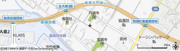 埼玉県加須市北大桑962周辺の地図