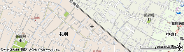埼玉県加須市礼羽307周辺の地図